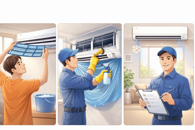 高雄冷氣清洗推薦怎麼挑？夏季空調保養優點一次掌握